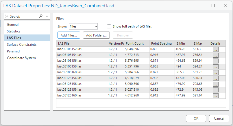 Figure 13.12 All Files in Properties