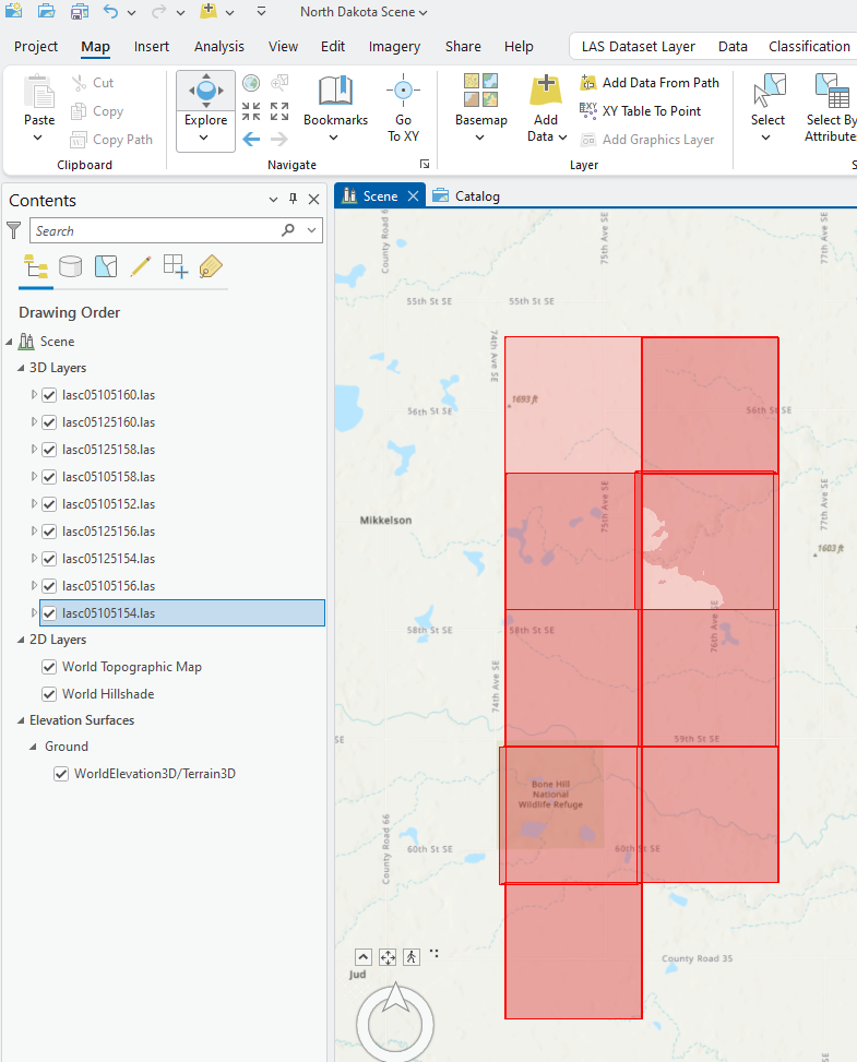Figure 13.2 North Dakota Scene with all 9 Datasets