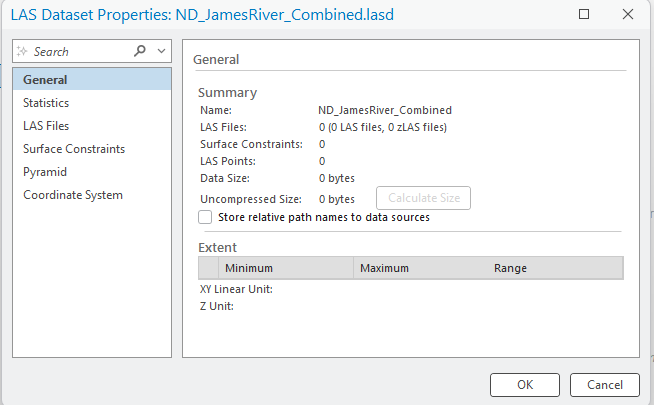 Figure 13.8 Empty Properties Dialog Box