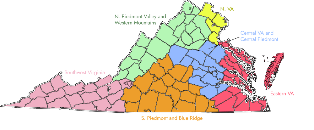 virginia eco regions