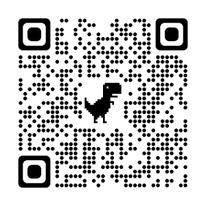 QR code to scan.