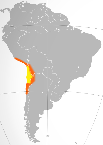 It is in west-central South America