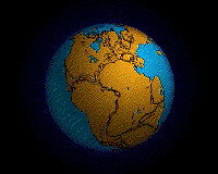 The continents separate into their current configuration.